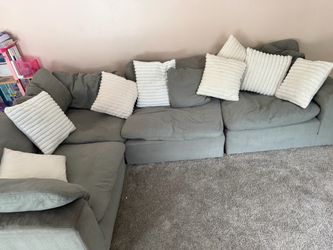 Gray 4 piece couch
