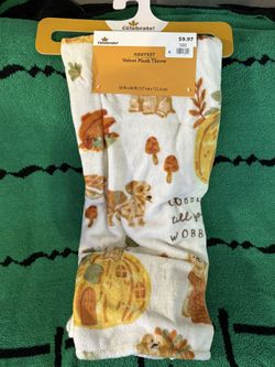 NEW! Thanksgiving/Fall Throw