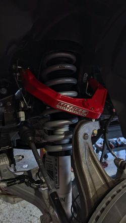 Mazzulla Upper Control Arms Custom Red Finish‼️