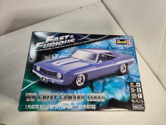 Revell Fast & Furious 69 Chevy Camaro Yenko Chevrolet Model Kit Car 1:25 Race