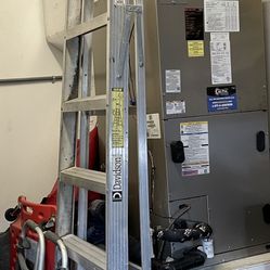 8 Ft Aluminum ladder-$50