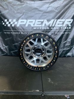 NEW 17” KMC GRS WHEELS FOR SALE SILVERADO SIERRA GMC CHEVY TOYOTA TACOMA