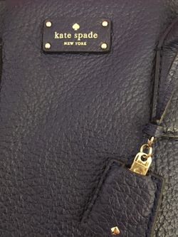 Authentic Large Kate Spade ♠️ Bag Blue