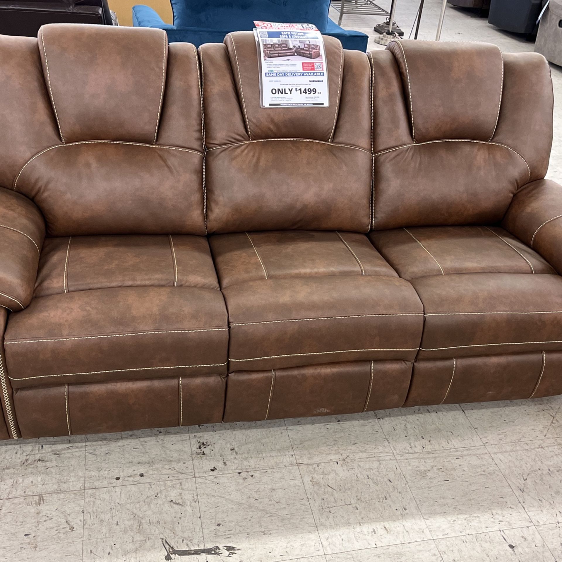 Reclining Sofa And Love Seat