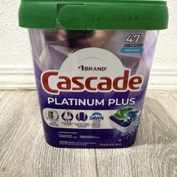 New Cascade Platinum Plus Dishwasher Pods – 47 Count
