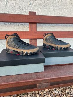 Jordan 9 Olive 🫒 Size 6y/7.5W -Read Description