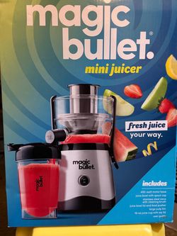 Brand New Magic Bullet Mini Juicer - 16oz Juice Cup