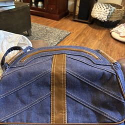 Vintage cotton denim purse 