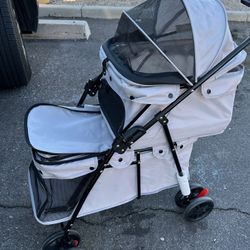 Two Pets Stroller (2 pets or pet and shoping) - Like new 