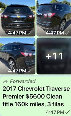 2017 Chevrolet traverse premier