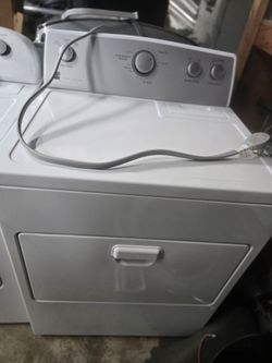 White Electric Clothes Dryer Kenmore