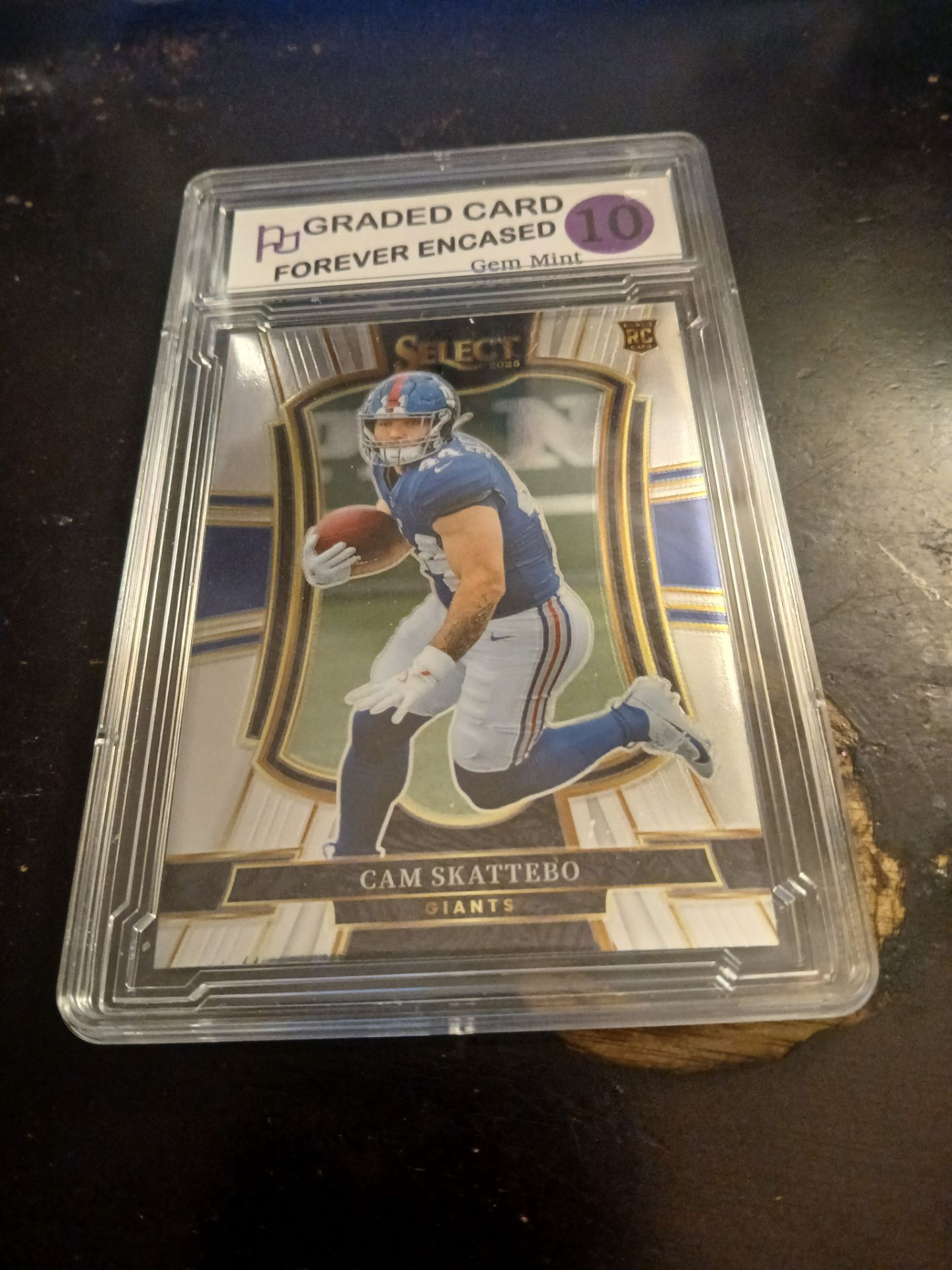 2025 Select Cam Skattebo Rookie Graded Gem Mint