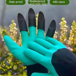 Clawed gardening gloves,Anti slip gloves for excavation and weeding,Gardening claw gloves,Used for garden operations