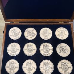 @ 85% silver Melt price 12 tribes of Israel medals
