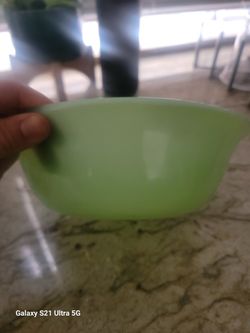 Vintage Green Jane Ray 4.75" dessert bowls Setof5