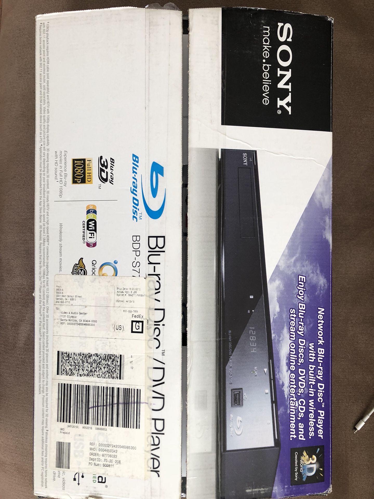 Awesome deal (Bravia 40 inch TV + Sony Blu-ray/dvd player + TV stand+ Sony 3D Starter Kit)