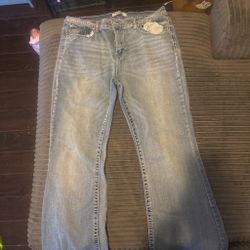 Rhinestone lowrise jeans
