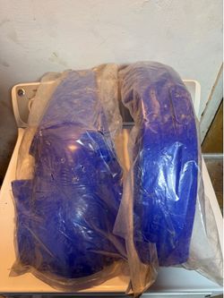 '03- 05 Yamaha YZ250F /450F Front & Rear Fender Set OEM New In Packaging Blue