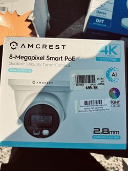 Amcrest 8-Megapixel Smart PoE Camera