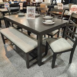 6pc Dining Table Set 
