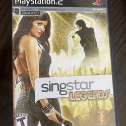 Sony Playstation 2 PS2 Singstar Legends 