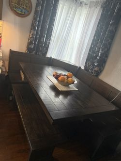 Wood Breakfast Nook
