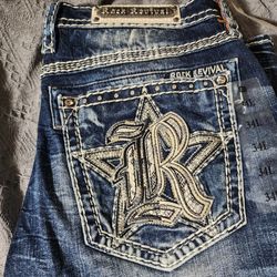 Buckle Rock Revival Boot Cut Jeans, Ladies