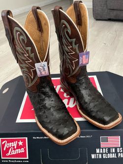 Tony lama ostrich boots