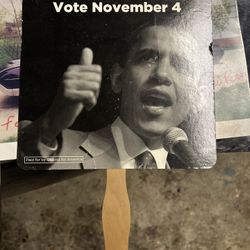 Rare Obama Campaign Fan