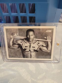 Bo Jackson score card in mint condition/taking Offers