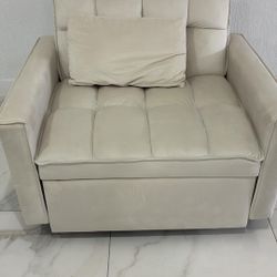 3-in-1 single sofa bed with poll-out bed