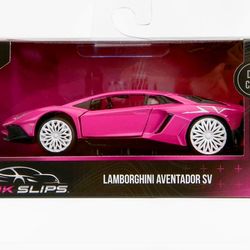 Pink Lamborghini Aventador SV 1:32 Diecast Jada Pink Slips NEW