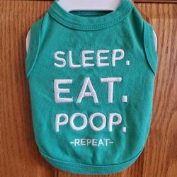 Doggie Shirt, Size Small. Good Material