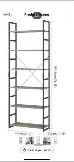 6 tier shelf stand
