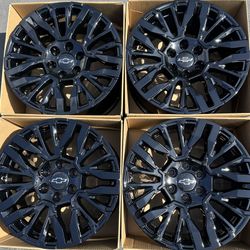 20” Chevy Silverado factory wheels rims gloss black new Tahoe Z71