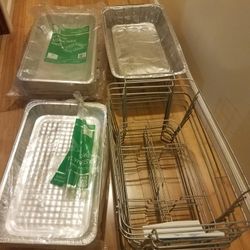 Wire Chafing Stands And Steam Table Pans 