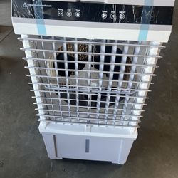 Uthfy Swamp Cooler Air Conditioner, Portable Cooling Fan with 5.3 Gallon Water Tank, 4 Ice Box, Remote, 12H Timer, 120°Oscillation, Evaporative Air Co