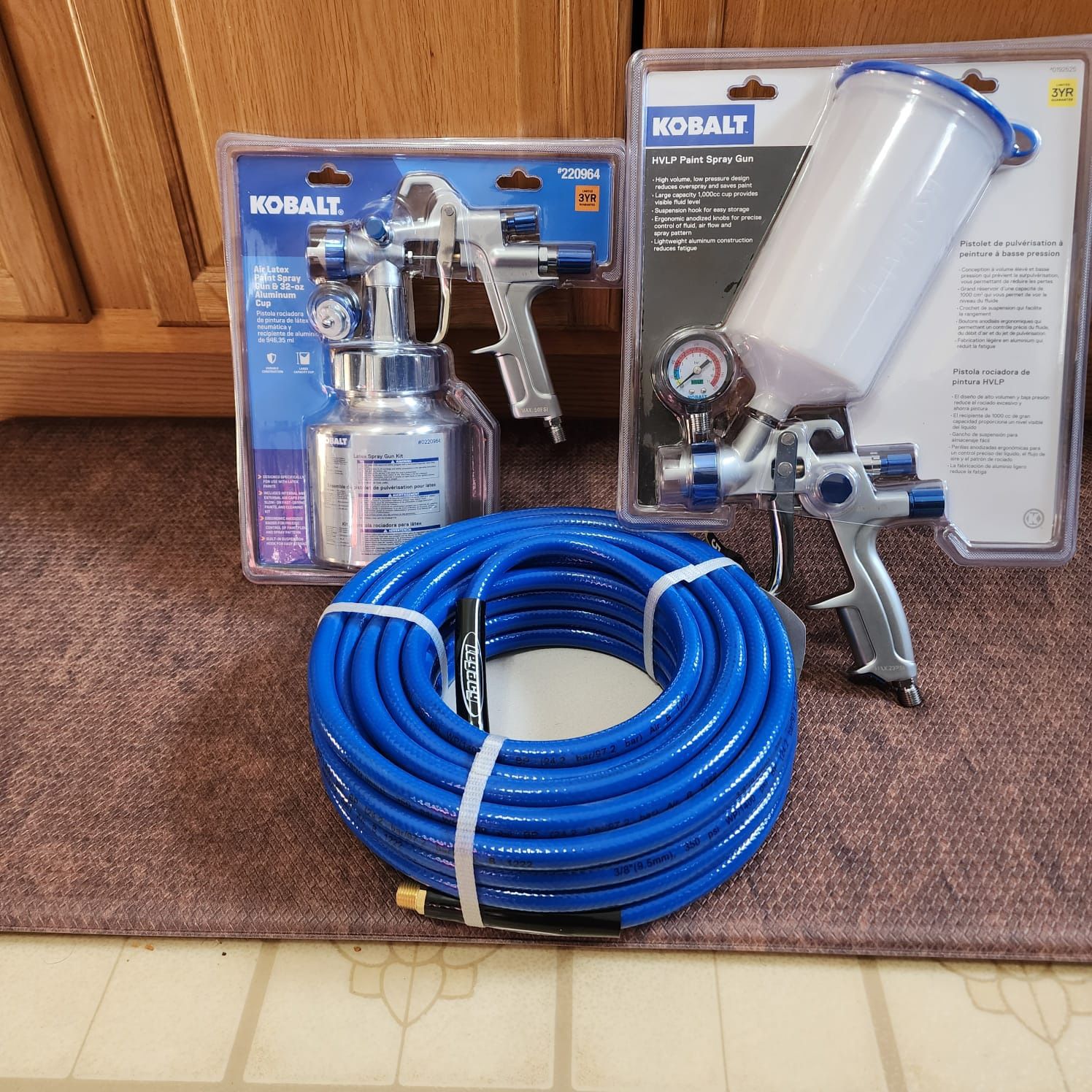 Kobalt Paint Spray Gun And Air Hose 50ft for Sale in Middletown, CT