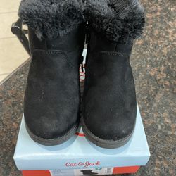 Toddler Girl Size 8 Black Boots