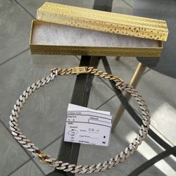 10K Gold Diamond Cut Cuban Choker – 38.4g Wide Chain