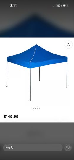 Dodger blue canopy 10x10