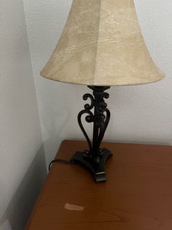 Decorative Wrought Iron Table Lamp
