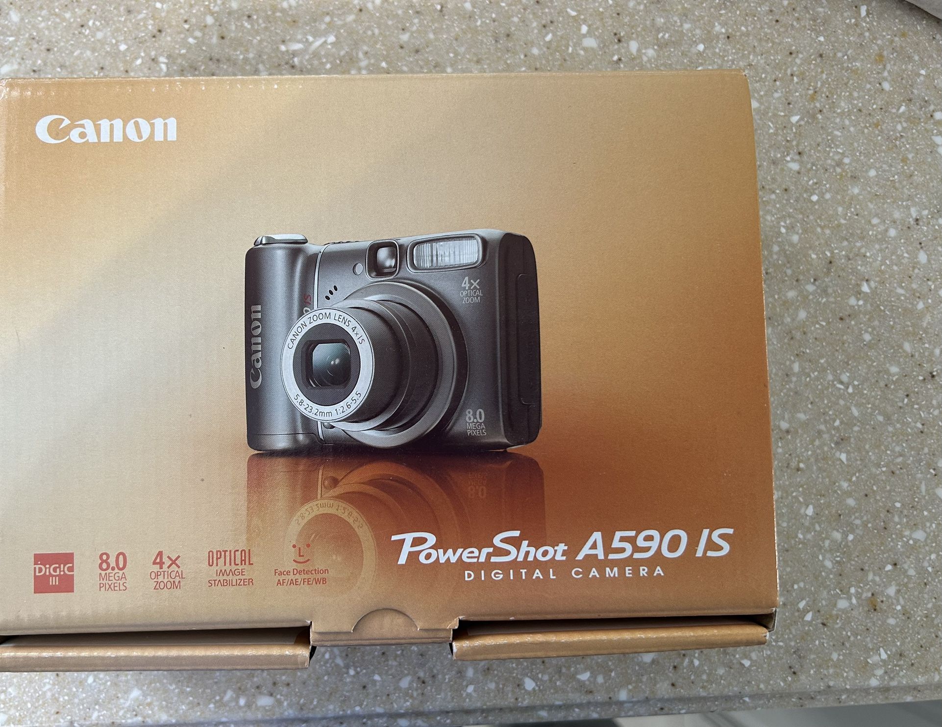 Canon Power Shot A590IS Digital Camera 8.0 MP