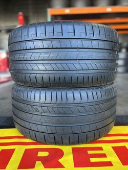 2 Used Tires Pirelli Pzero (285/30/21) llantas Usadas 