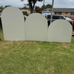 Wood Arch Backdrop