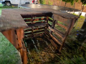 Barra echa de pallets
