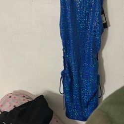 Fashion Nova Blue Dress