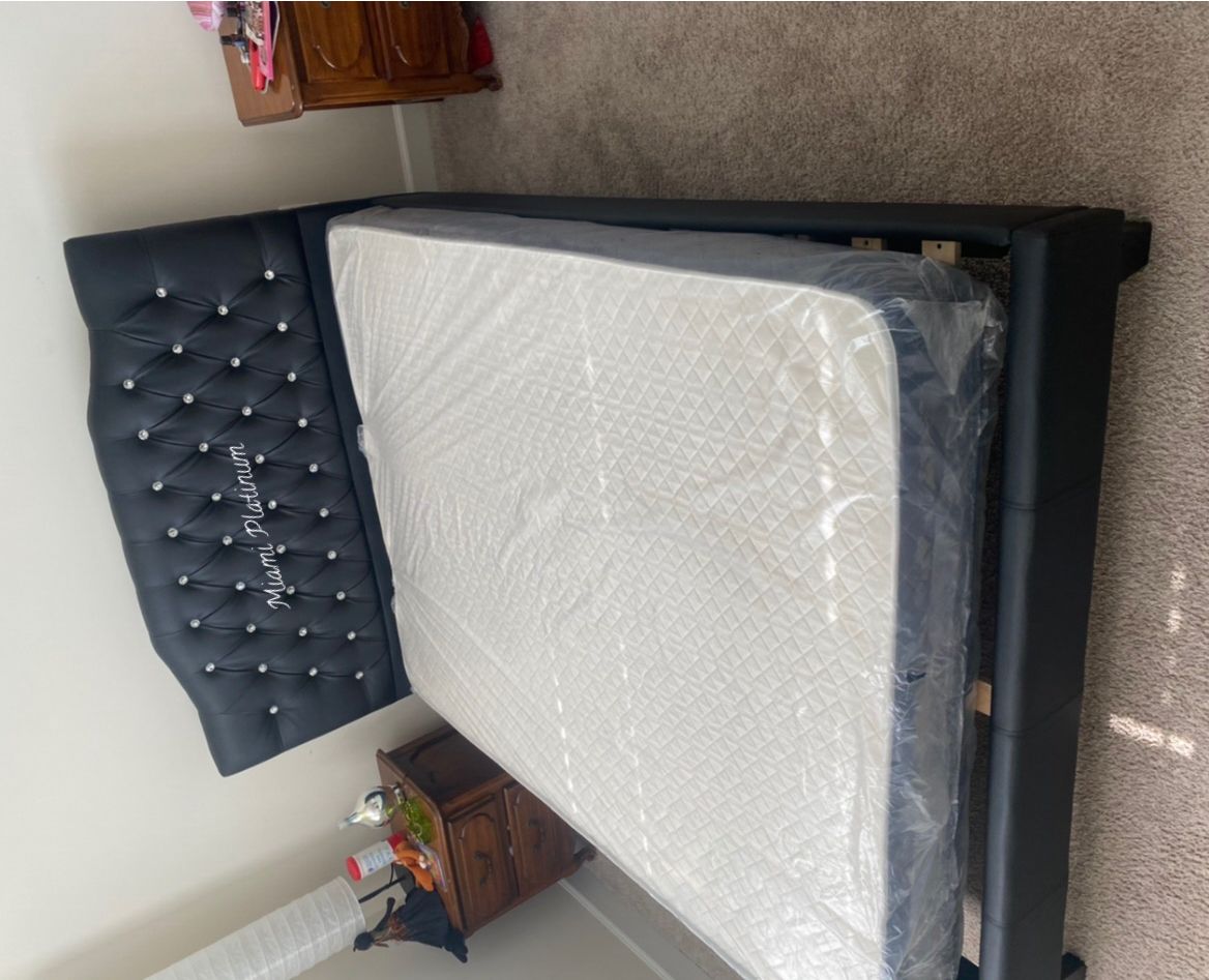 Queen Bed With Mattress /// Financing Available