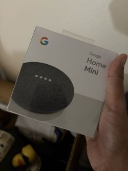 Google Home Mini Smart Speaker - Charcoal (Brand New in Box)