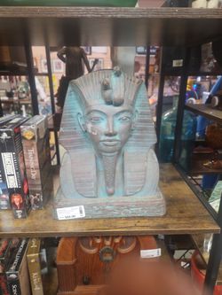 Egyptian Pharaoh Sphinx Bust Statue